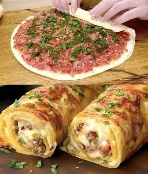 Tortilla Wraps with Ground Beef