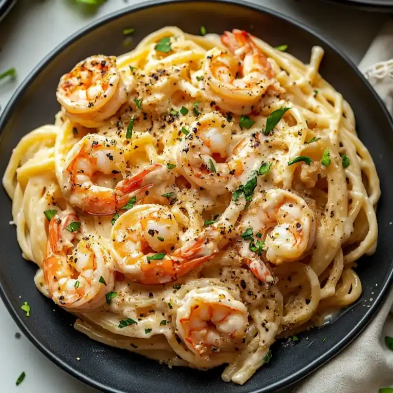 Creamy Garlic Shrimp Pasta