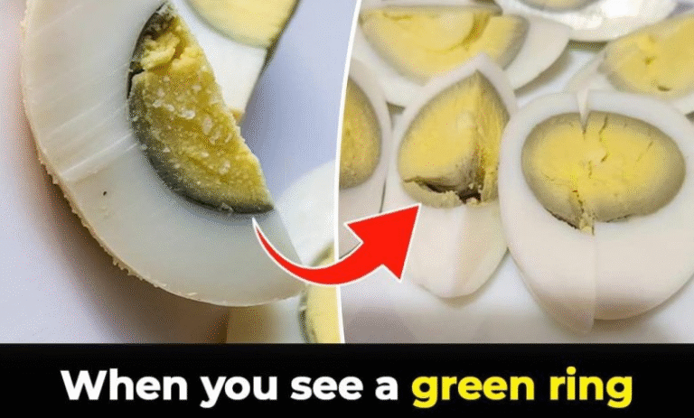 Seeing a green ring around an egg yolk is a sign that…