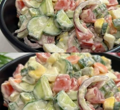 Cool & Crisp Cucumber Salad Delight